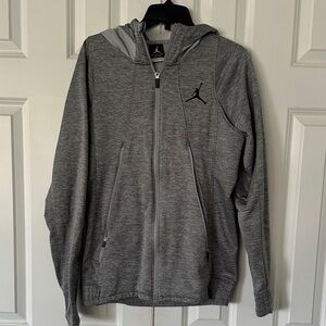 Jordan Heather Gray Full-Zip Hoodie